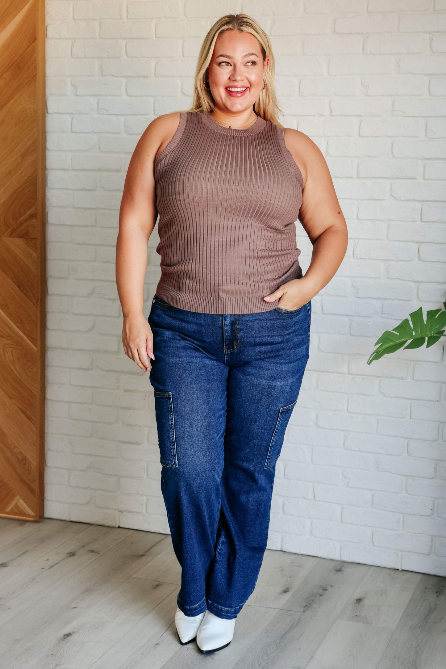 Let Me Hear it Ribbed Sweater TankExperience comfort and style in our Let Me Hear it Ribbed Sweater Tank! The midweight ribbed knit provides a flattering fit and the banded round neckline, sleeve cufAve ShopsLavender Life BoutiqueRibbed Sweater TankTops