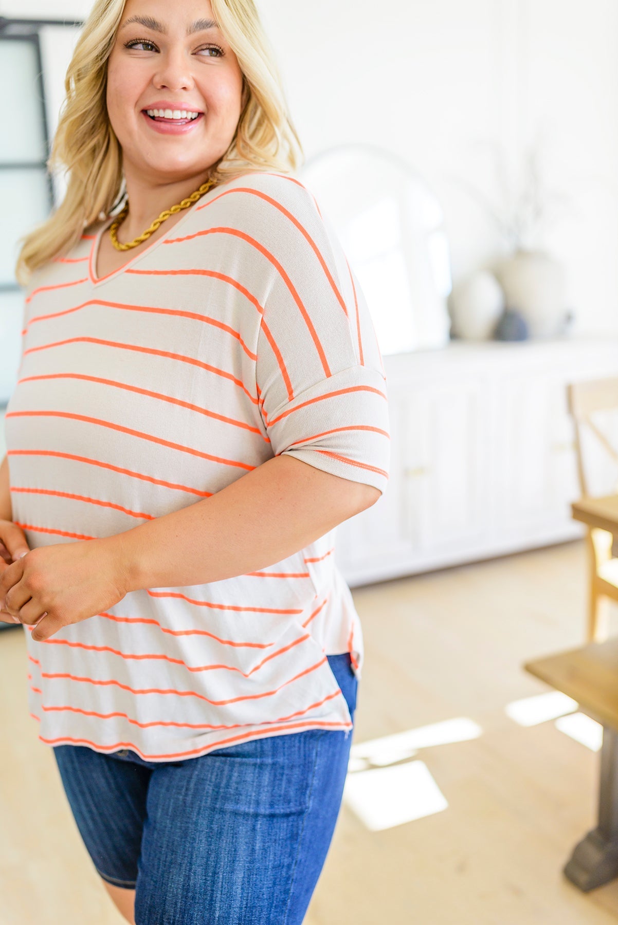 Little Pick Me Up Striped Top